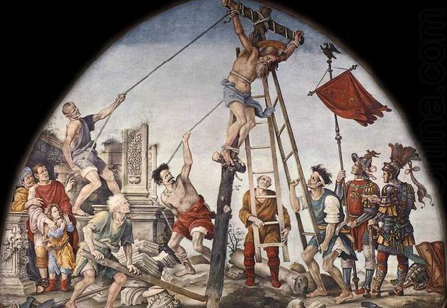 Crucifixion of St Philip, Filippino Lippi